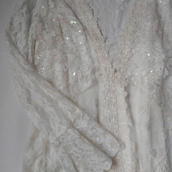 Lace Wedding Dress Formal Size 4 - Picture 12 of 12